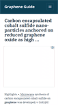Mobile Screenshot of grapheneguide.com
